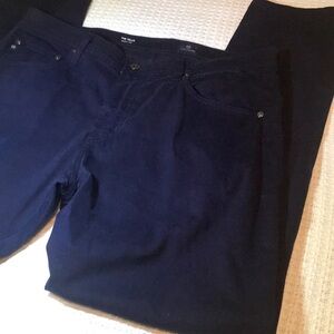 AG Adriano Goldschmied Navy The Tellis SUD Modern Chino Pants Tall Men 36x34